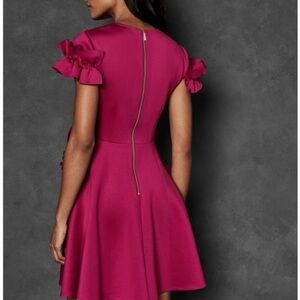 Ted Baker Fuchsia Ruffle Sleeve